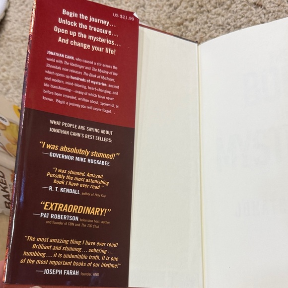 The Book of Mysteries by Jonathan Cahn- Multicolor Hardcover - Daily Devotional - Picture 7 of 7